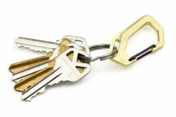 Trayvax Carabiner Brass -KNIFE-LOUNGE Sales trayvax carabiner brass 4 2000x