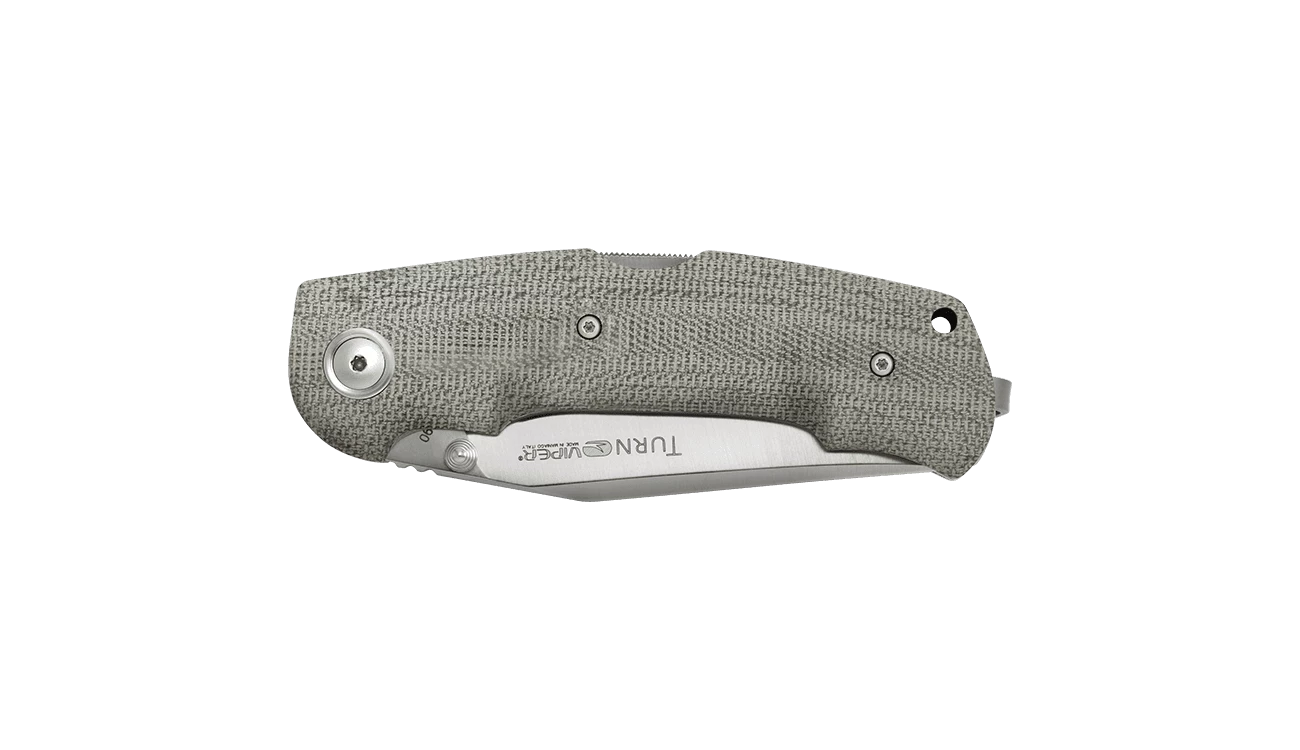 Viper Turn Essential Green Micarta 2 Viper Turn Essential Green Micarta - Image 2