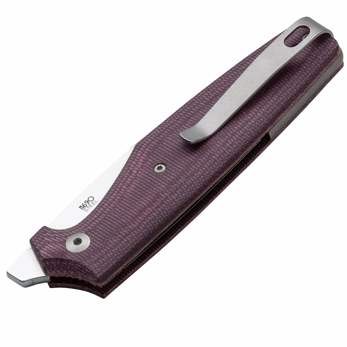 Viper Dan 2 Burgundy Micarta 2 Viper Dan 2 Burgundy Micarta - Image 2