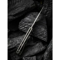 WE Knife Saakshi Grey Titanium -KNIFE-LOUNGE Sales we knife saakshi cpm 20cv stonewashed marble carbon fiber drop point 4
