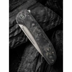 WE Knife Saakshi Grey Titanium -KNIFE-LOUNGE Sales we knife saakshi cpm 20cv stonewashed marble carbon fiber drop point 5