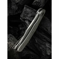 WE Knife Snick Gray Titanium Handle & Dark Green Micarta Inlay -KNIFE-LOUNGE Sales we knife snick cpm 20cv stahl stonewashed titan mit micarta inlay grau dunkelgruen 8