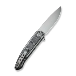 WE Smooth Sentinel Grey With Aluminum Foil Carbon Fiber Inlay 11 WE Smooth Sentinel Grey With Aluminum Foil Carbon Fiber Inlay -KNIFE-LOUNGE Sales we20043 5 smoothsentinel 2 700x
