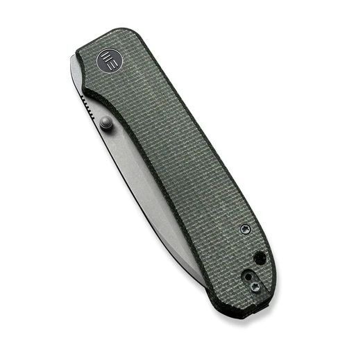 WE Knife Big Banter Green Canvas Micarta 6 WE Knife Big Banter Green Canvas Micarta - Image 6