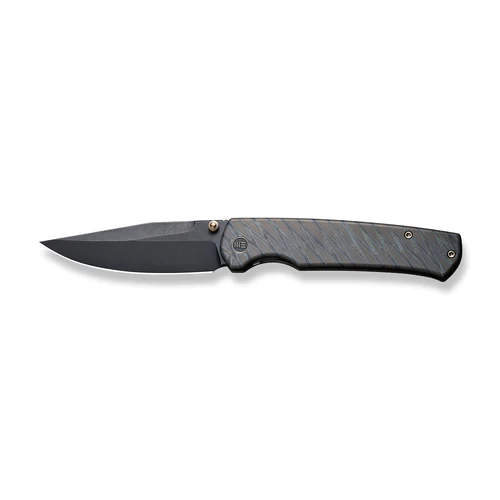 WE Knife Evoke Tiger Stripe Pattern Flamed Titanium 8 WE Knife Evoke Tiger Stripe Pattern Flamed Titanium - Image 8