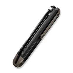 WE Diatomic Black Titanium & Bronze 15 WE Diatomic Black Titanium & Bronze -KNIFE-LOUNGE Sales weknife diatomic flipper knife black titanium handle bronze endcap 378 polished bead blasted cpm 20cv blade we22032 3 636844 500x