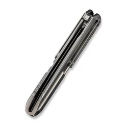 WE Diatomic Polished Bead Blasted Titanium -KNIFE-LOUNGE Sales weknife diatomic flipper knife polished bead blasted titanium handle endcap 378 polished bead blasted cpm 20cv blade we22032 2 216026 500x