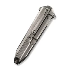 WE Diatomic Polished Bead Blasted Titanium -KNIFE-LOUNGE Sales weknife diatomic flipper knife polished bead blasted titanium handle endcap 378 polished bead blasted cpm 20cv blade we22032 2 456408 500x