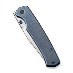 WE Knife Evoke Blue Titanium -KNIFE-LOUNGE Sales weknife evoke thumb stud front flipper knife titanium handle 348 cpm 20cv we21046 3 391998 700x