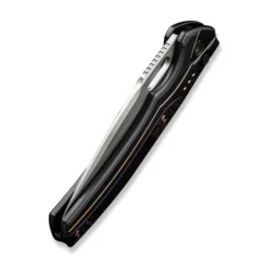 WE Knife Exciton Black Titanium With Flamed Titanium Integral Spacer 13 WE Knife Exciton Black Titanium With Flamed Titanium Integral Spacer -KNIFE-LOUNGE Sales weknife exciton button lock knife black titanium handle with flamed titanium integral spacer 368 silver bead blasted cpm 20cv blade we22038a 6 324873 600x