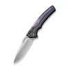 WE Knife Exciton Black Titanium With Flamed Titanium Integral Spacer 