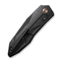 WE Knife Solid Black Titanium 14 WE Knife Solid Black Titanium -KNIFE-LOUNGE Sales weknife solid flipper knife black titanium integral handle 388 black stonewashed cpm 20cv blade we22028 1 517476 600x