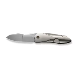 WE Knife Solid Polished Bead Blasted Titanium -KNIFE-LOUNGE Sales weknife solid flipper knife polished bead blasted titanium integral handle 388 polished bead blasted cpm 20cv blade we22028 2 134478 600x