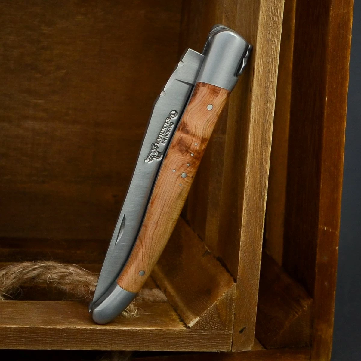 Laguiole En Aubrac Juniper 12cm 2 Laguiole En Aubrac Juniper 12cm - Image 2